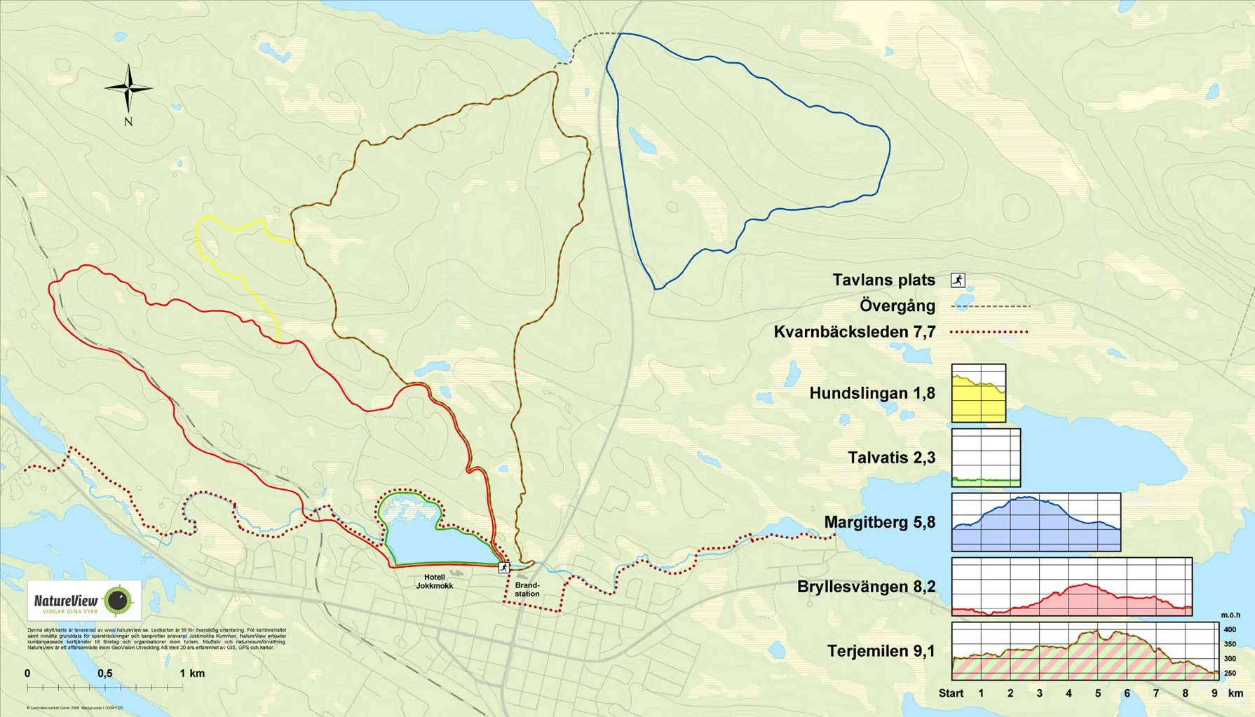 vandringsleder talvatisområdet