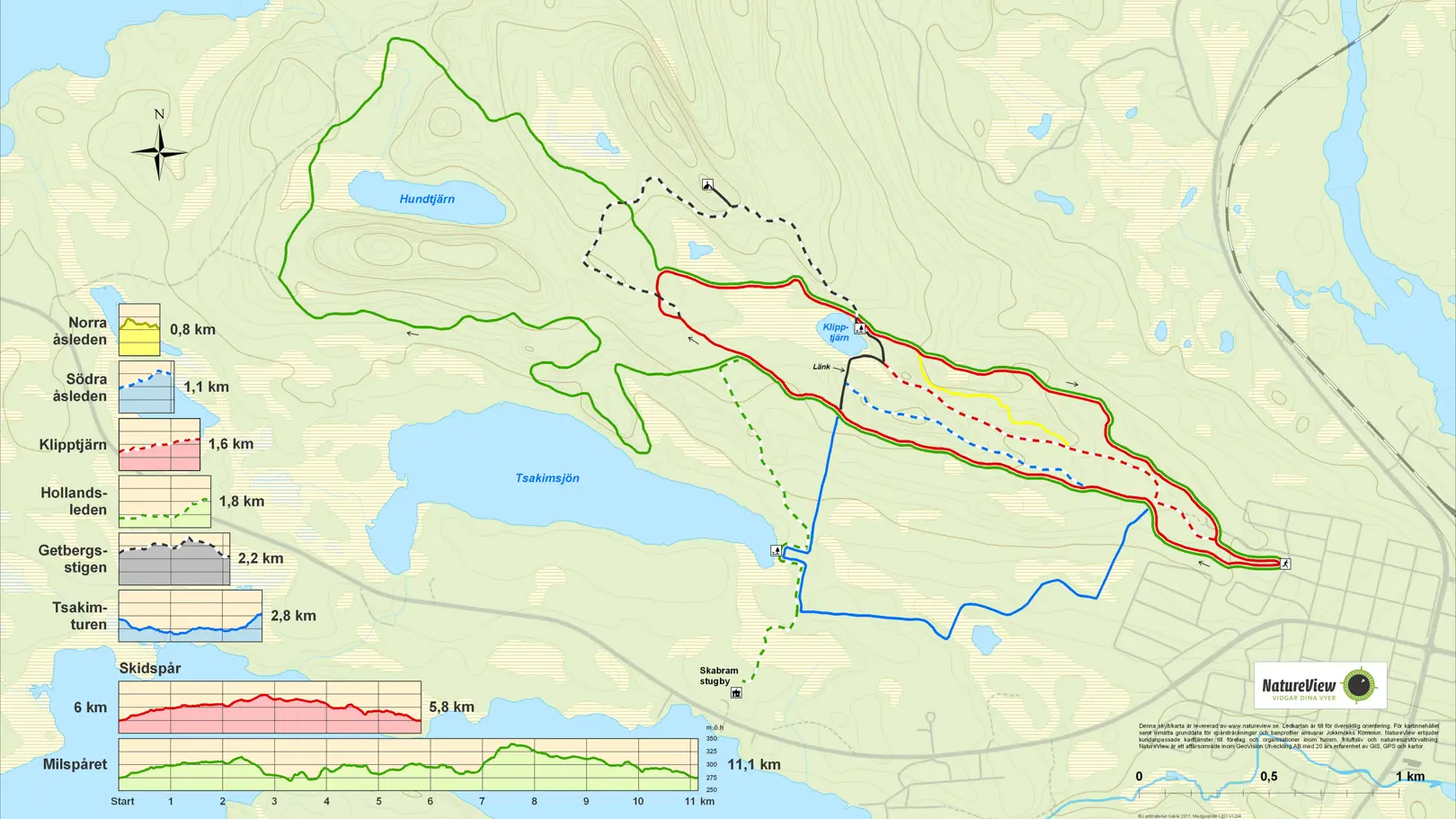 skidspår getbergsområdet